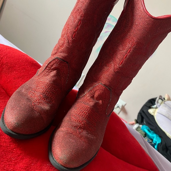 Girls glitter cowboy boots - Picture 4 of 5